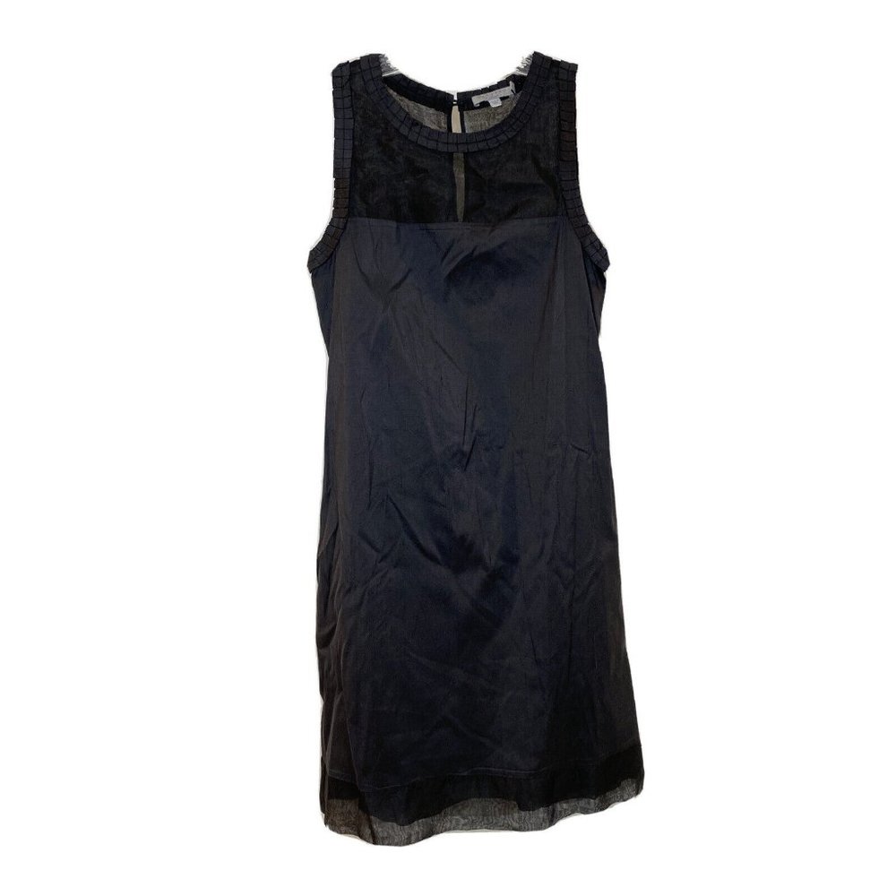 Calypso Saint Barth Women’s XS Shift Dress Black Pockets 100% Silk